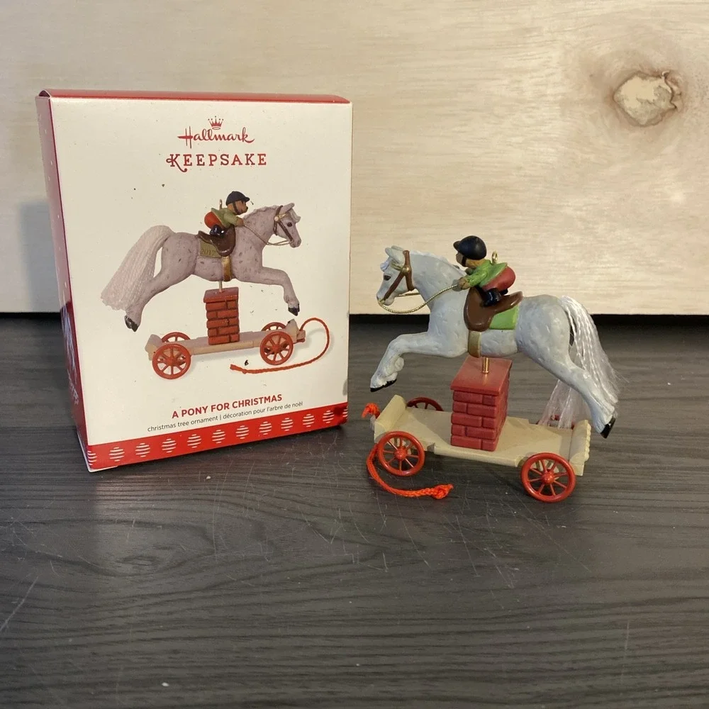Hallmark A‎ Pony For Christmas 2017 Keepsake Ornament